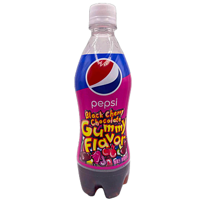 Exotic Drinks - Pepsi Cola Black Cherry Chocolate Gummy Flavor 500mL