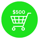 minimum order $500 minimum order $500