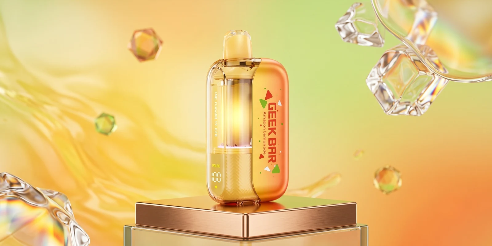 amazon lemonade geek bar flavor Review Blackberry Pop GEEK BAR orange vape Flavour:Elf Bull