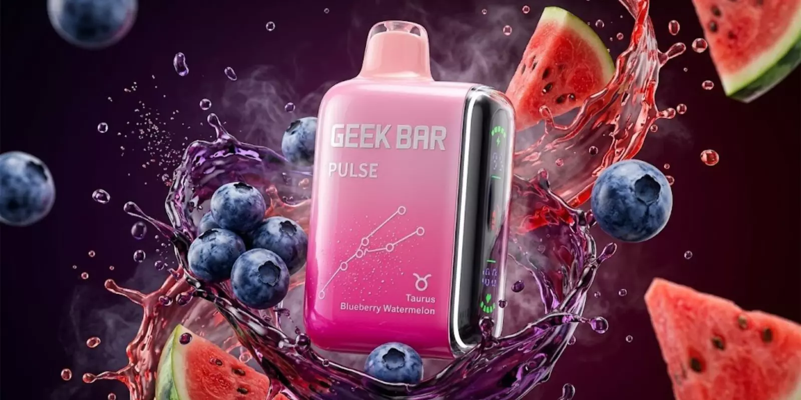 geek bar taurus flavors Blueberry Watermelon Review 25k puffs Geek Bar Frozen Edition Flavour:Blue Razz Ice