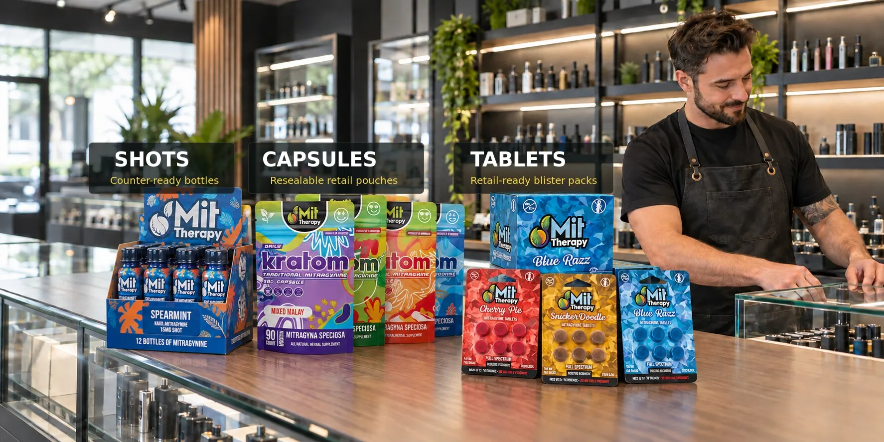 Kratom Shots vs. Capsules vs. Tablets: What Should Retailers Stock?