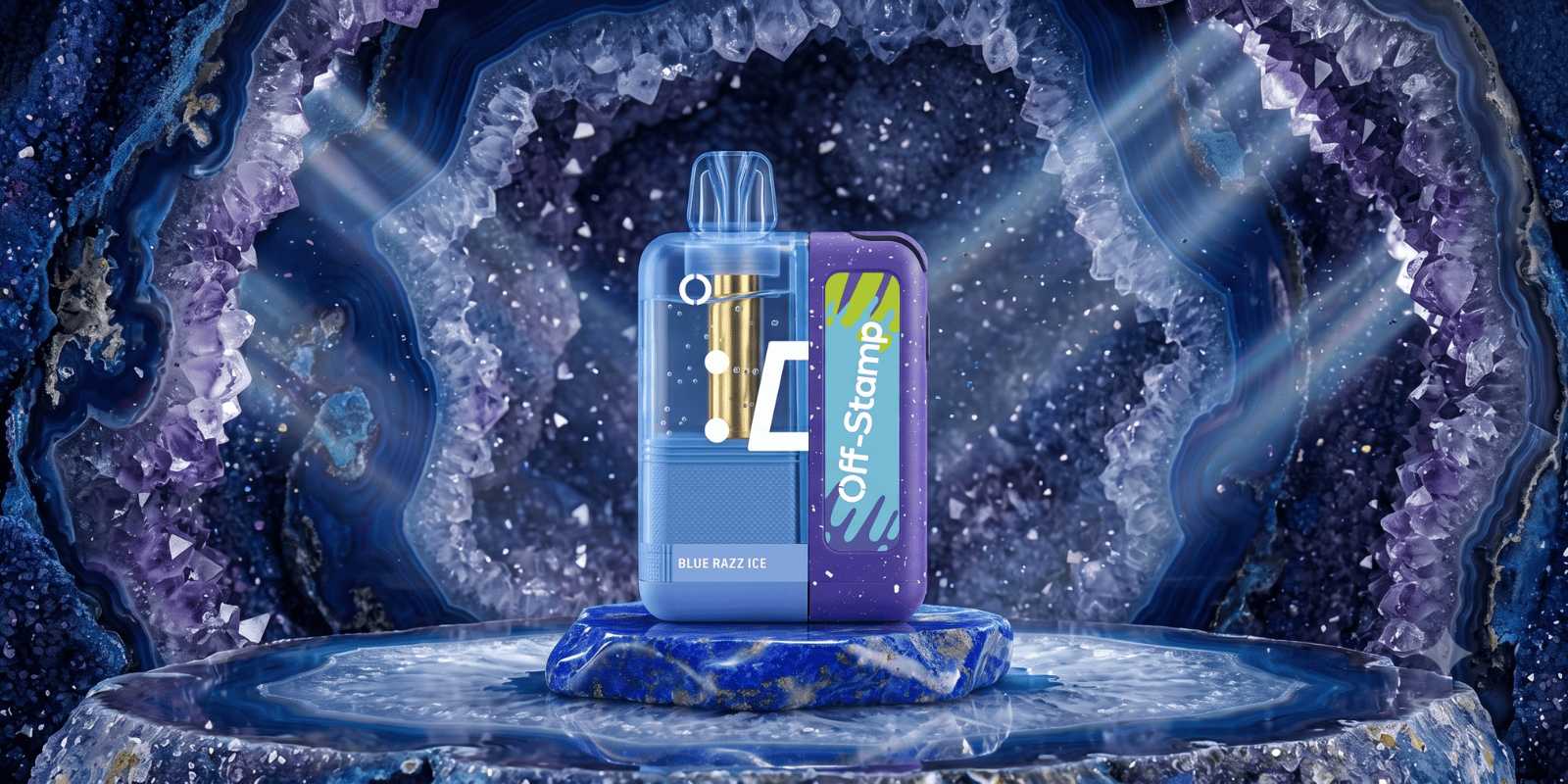 Off Stamp Blue Razz Ice Flavor Review: Tangy Blue Raspberry With A Chilling Twist