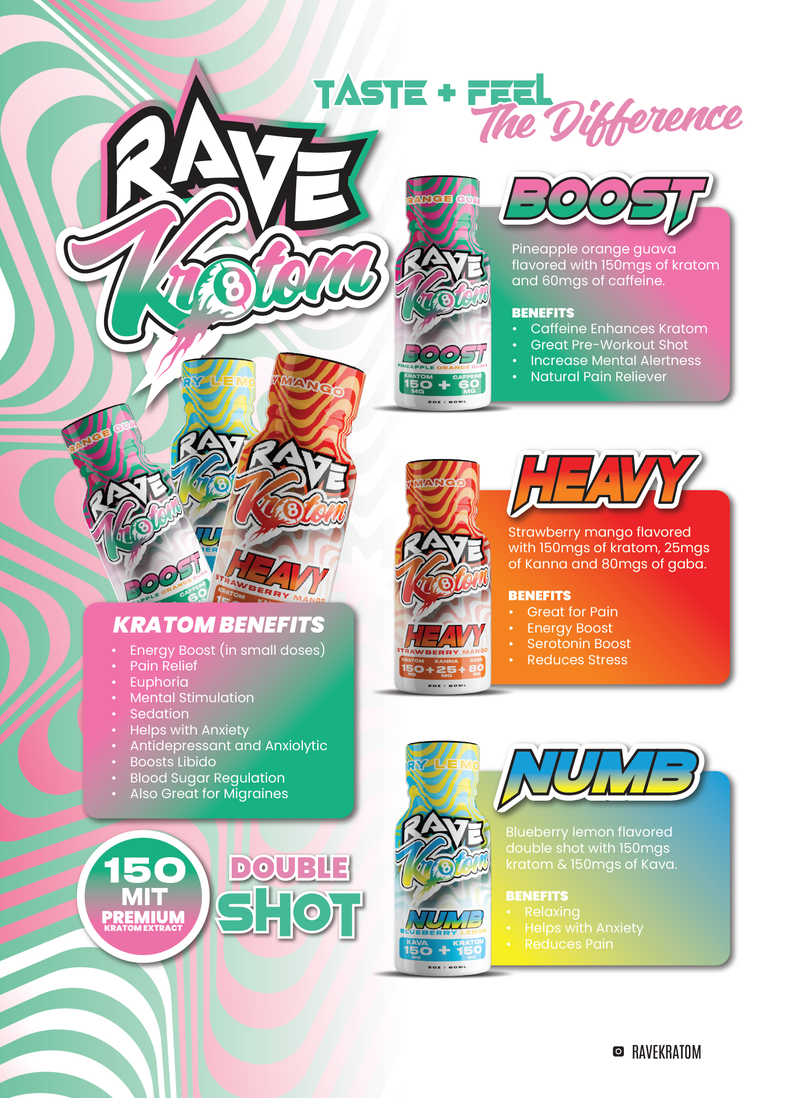 Rave 60mL Shot (12ct) Rave 60mL Shot (12ct)