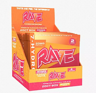 Rave 7OH Hawaiian Punch Tablets 20mg (40ct)