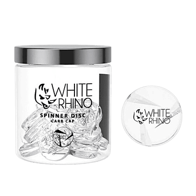 White Rhino Spinner Disk Carb Cap (20ct)