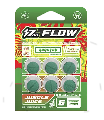 MIT Therapy 7OH Flow Tablets- Jungle Juice 50mg (10ct)