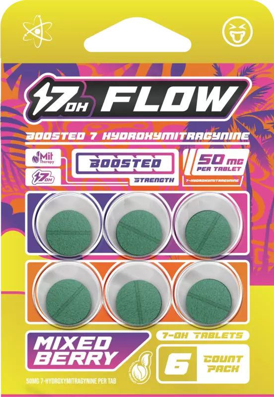 MIT Therapy 7OH Flow Tablets- Mixed Berry 50mg (10ct)