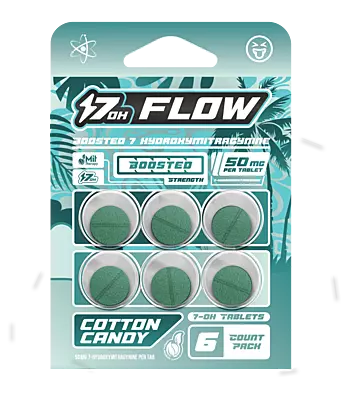 MIT Therapy 7OH Flow Tablets- Cotton Candy 50mg (10ct)