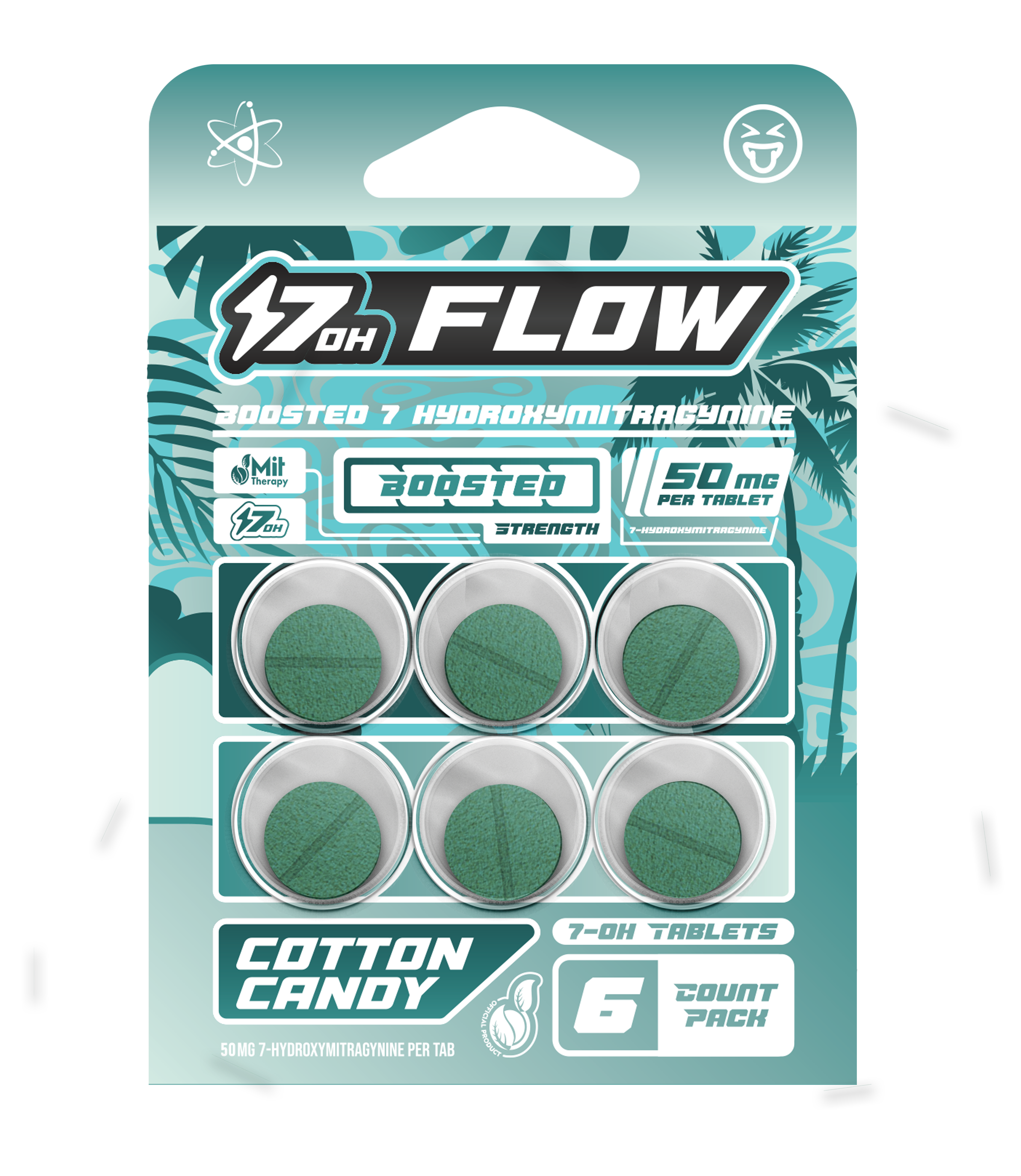 MIT Therapy 7OH Flow Tablets- Cotton Candy 50mg (10ct) MIT Therapy 7OH Flow Tablets- Cotton Candy 50mg (10ct)