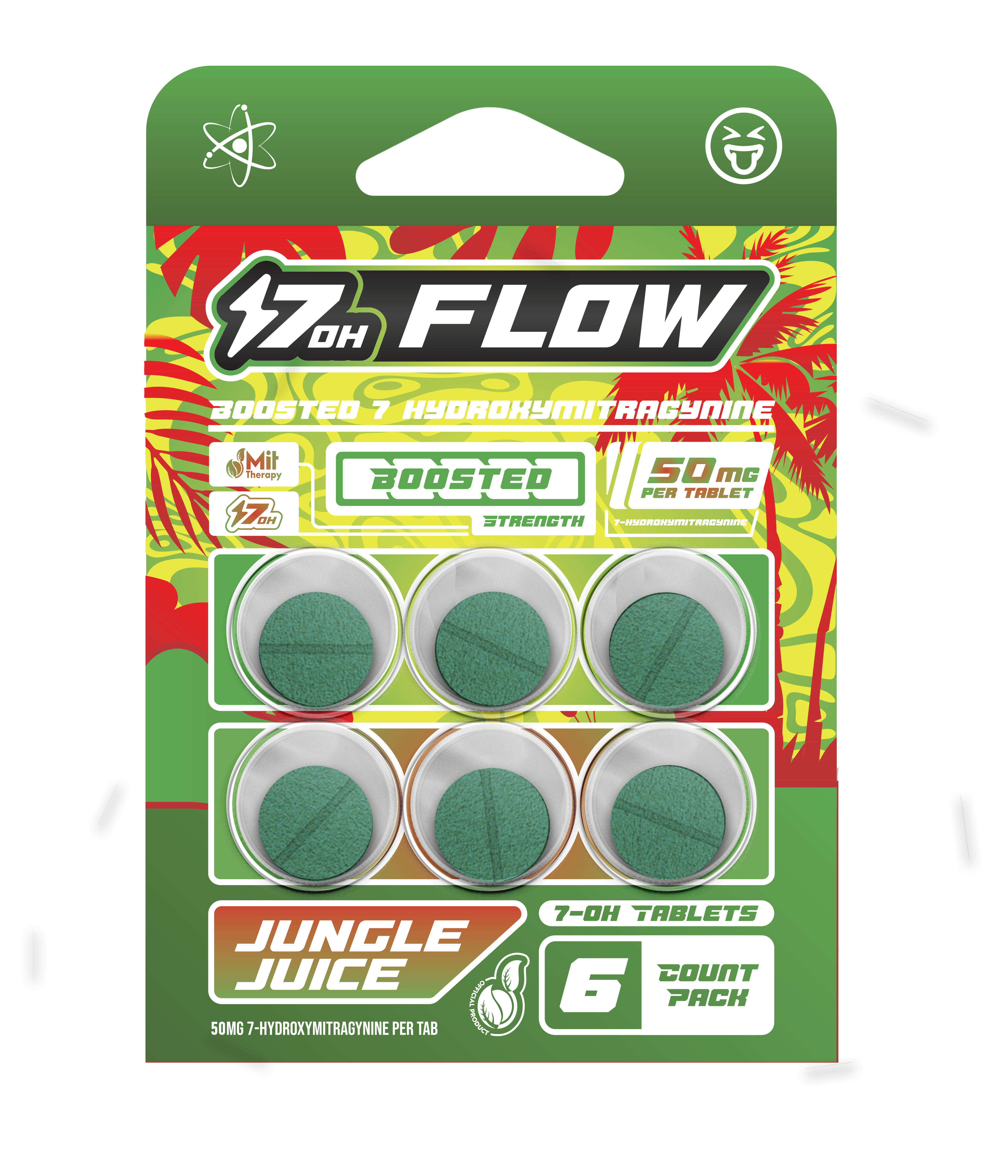 MIT Therapy 7OH Flow Tablets- Jungle Juice 50mg (10ct)