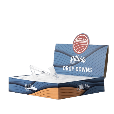 DDMF-1414 Box / Hillside Glass Drop Down Adapters 14M to 14F (6ct)