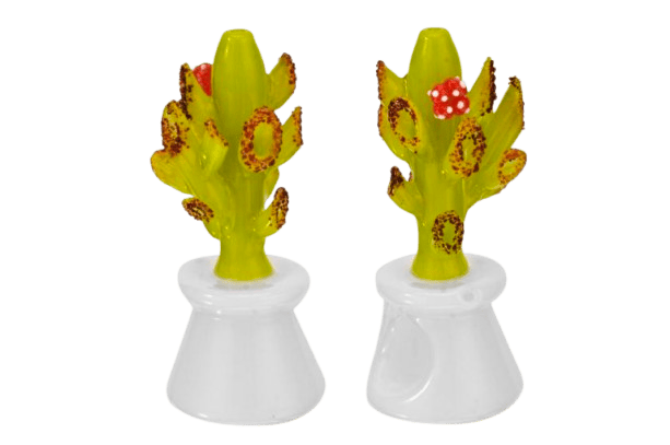 EG Glass 4.5" Cactus Blossom Handpipe (BSH09) EG Glass 4.5" Cactus Blossom Handpipe (BSH09)