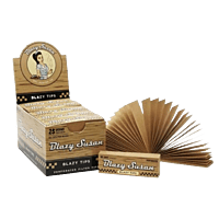 Blazy Susan Blazy Tips Premium Perforated Filter Tips Pack of 50 Display of 25 Packs Blazy Susan Blazy Tips Premium Perforated Filter Tips Pack of 50 Display of 25 Packs