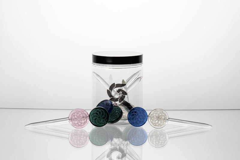 CCD-005 Jar / Hillside Glass Glass Channel Caps CCD-005 Jar / Hillside Glass Glass Channel Caps
