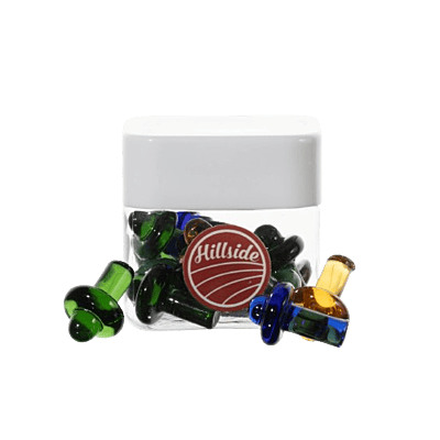 CCG-005 Jar / Hillside Glass Glass Carb Caps (12ct)