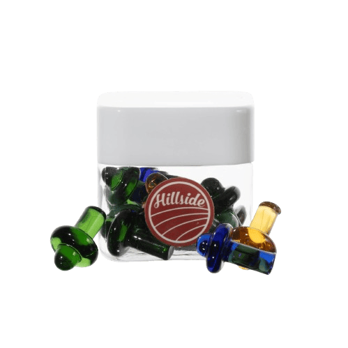 CCG-005 Jar / Hillside Glass Glass Carb Caps (12ct)