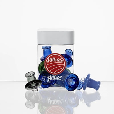 CCG-029 Jar / Hillside Glass Glass Dual Directional Caps (12ct)