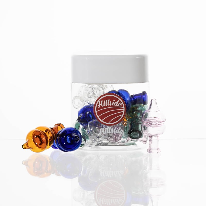 CCG-039 Jar / Hillside Glass Egg Style Carb Caps (12ct)