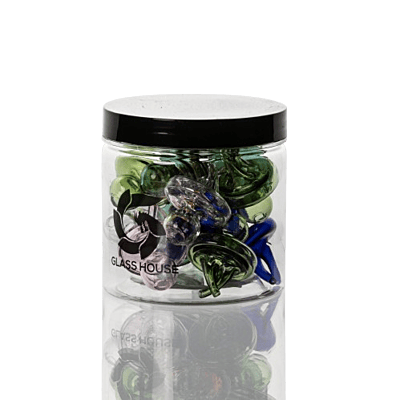 CCG-031 Jar / Hillside Glass Glass Carb Caps (12ct)