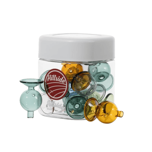 CCG-038 Jar / Hillside Glass Bubble Carb Caps (12ct) CCG-038 Jar / Hillside Glass Bubble Carb Caps (12ct)