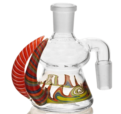 EG Glass 3.54" Half Wig Wag Ash Catcher (EGA24)