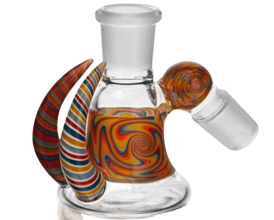 EG Glass 3.54" Full Wig Wag Ash Catcher (EGA26) EG Glass 3.54" Full Wig Wag Ash Catcher (EGA26)