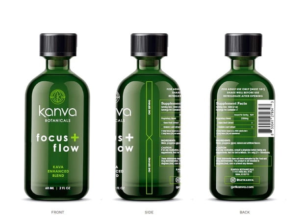 Kanva Botanicals Focus + Flow 2oz in Bulk | Kratom Extracts