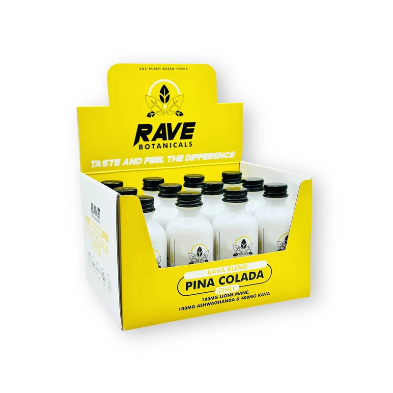 Rave Kava Blend Chill Shot Pina Colada (12ct) Rave Kava Blend Chill Shot Pina Colada (12ct)