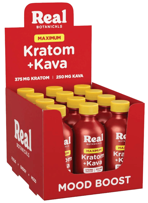 Real Botanicals Kratom Kava Shot (12ct)