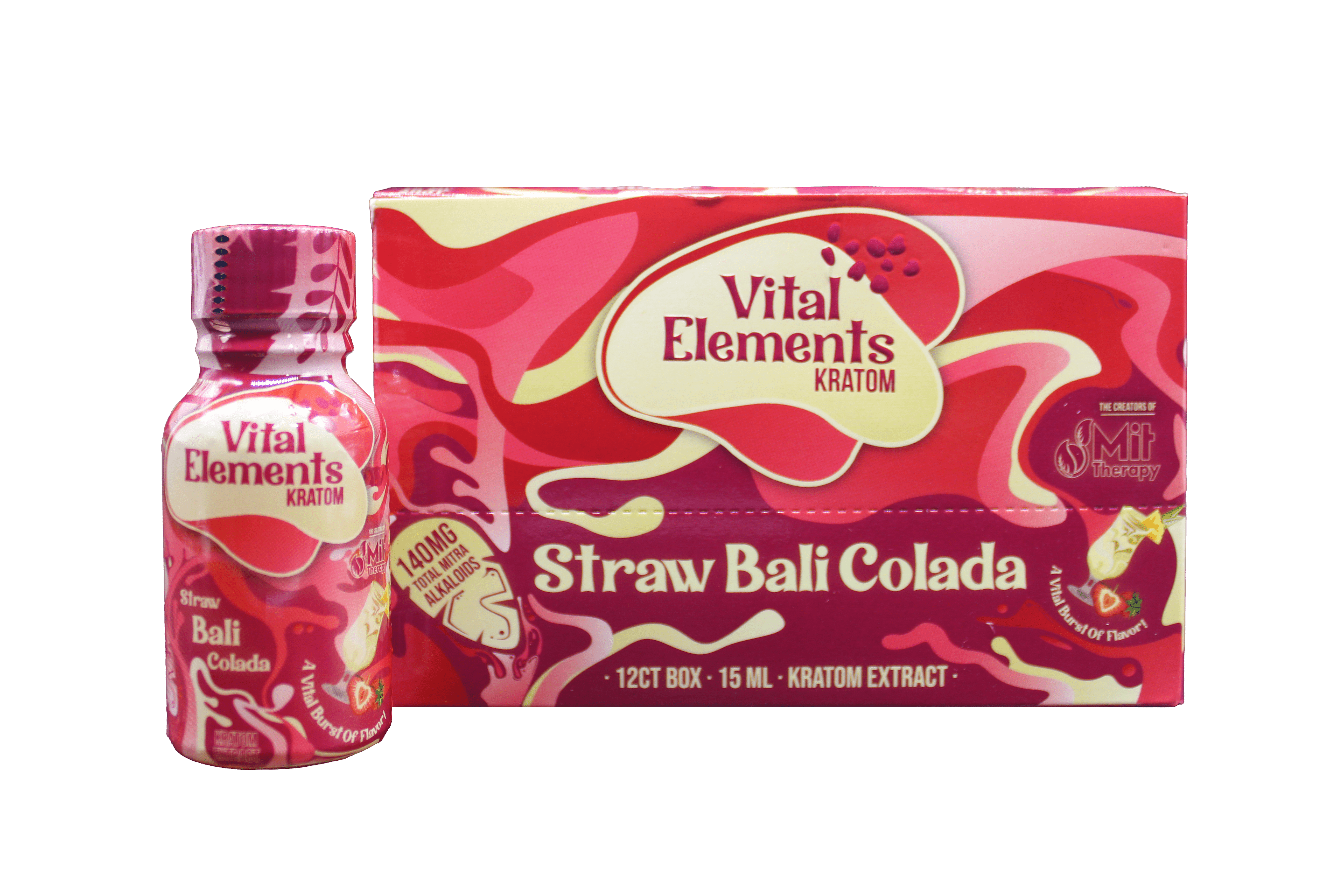 Vital Elements Extract Shot Straw Bali Colada Vital Elements Extract Shot Straw Bali Colada