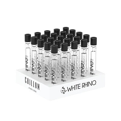 White Rhino Chillum w/ Silicone Cap