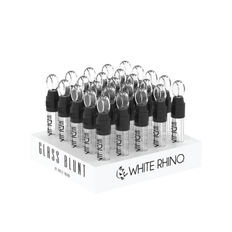 White Rhino Glass Blunt Slider