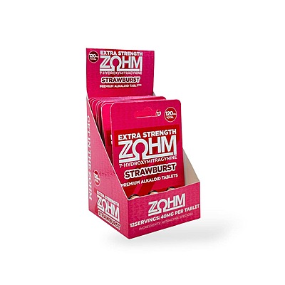 ZOHM Extra Strength Strawburst 7oh Tablets 40mg (10ct)
