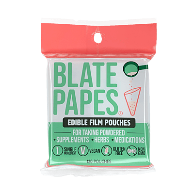 Blate Papes - Edible Film Pouches - 120 Count