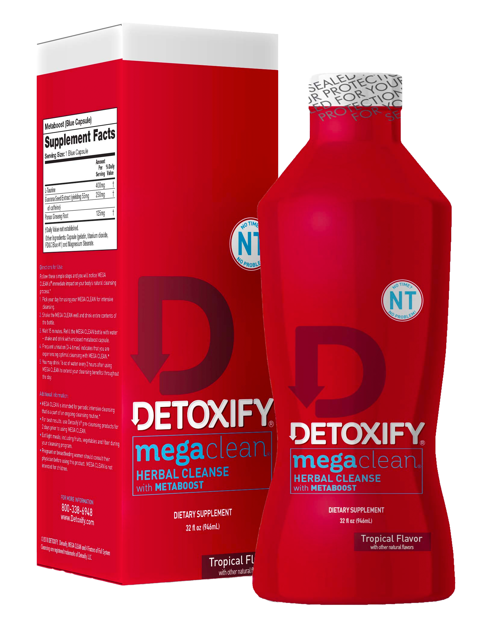 Detoxify Mega Clean 32 fl. oz Bottles