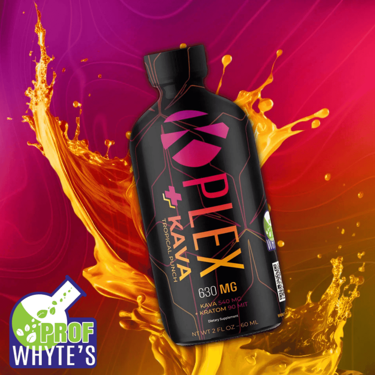K Plex Kava Wholesale Kratom Shot - Tropical Punch Flavor