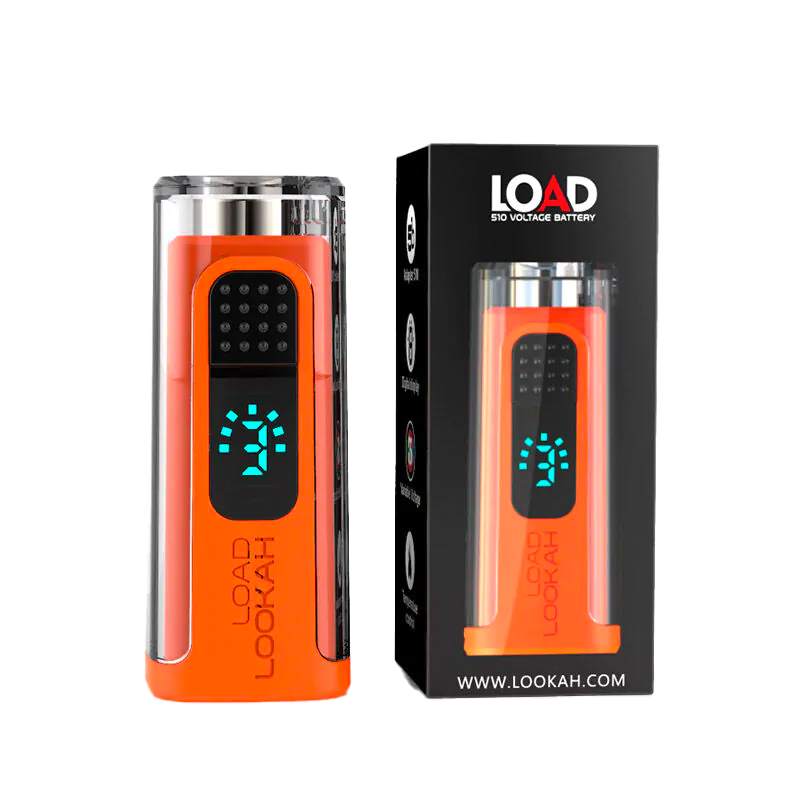 Lookah Load 510 500mAh Variable Voltage Vape Pen Battery Display of 25 Lookah Load 510 500mAh Variable Voltage Vape Pen Battery Display of 25