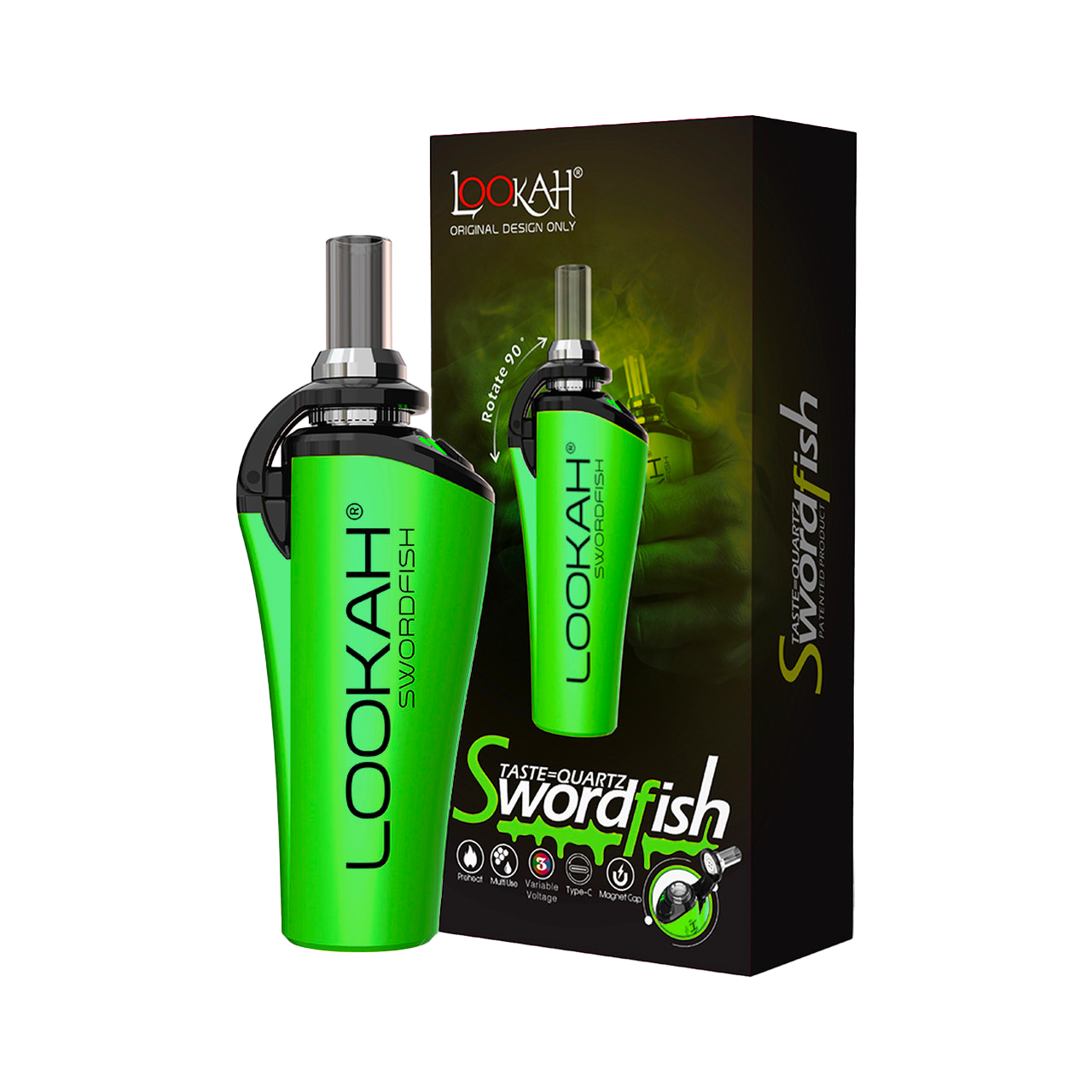 Lookah Swordfish 950mAh Dab Pen Vaporizer Starter Kit