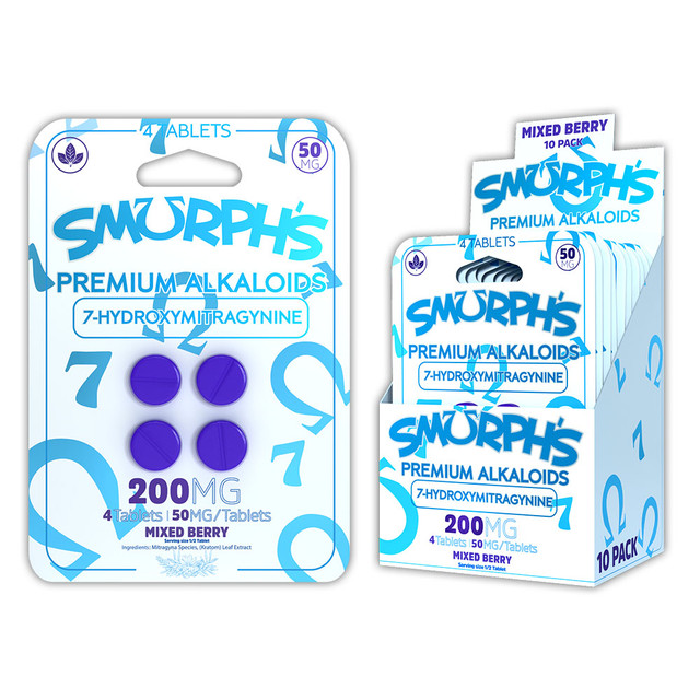 Smurph's 7OH 50mg Tablets (10ct) Smurph's 7OH 50mg Tablets (10ct)