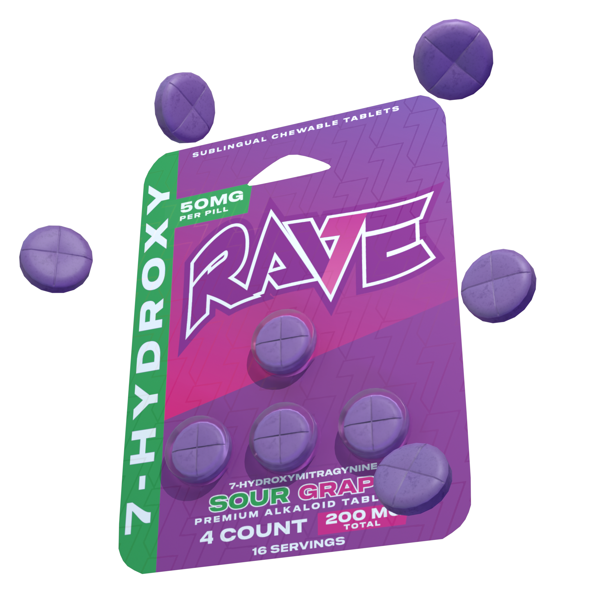 Rave 7OH 50mg Tablets Rave 7OH 50mg Tablets