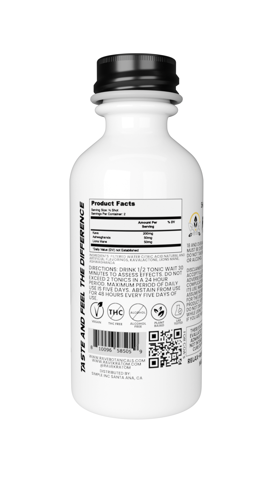 Rave Kava Blend Chill Shot Pina Colada (12ct) Rave Kava Blend Chill Shot Pina Colada (12ct)