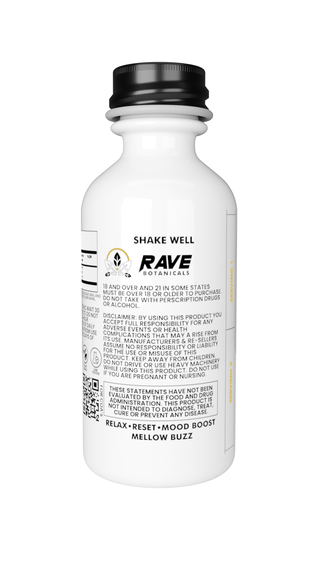 Rave Kava Blend Chill Shot Pina Colada (12ct) Rave Kava Blend Chill Shot Pina Colada (12ct)