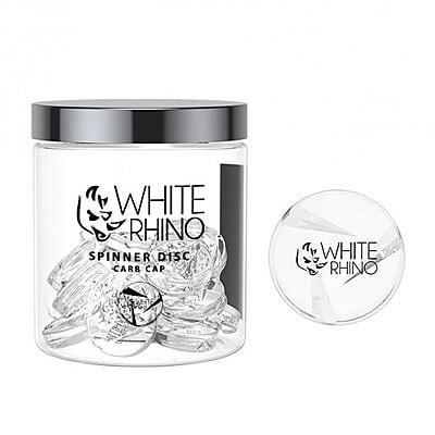 White Rhino Spinner Disk Carb Cap