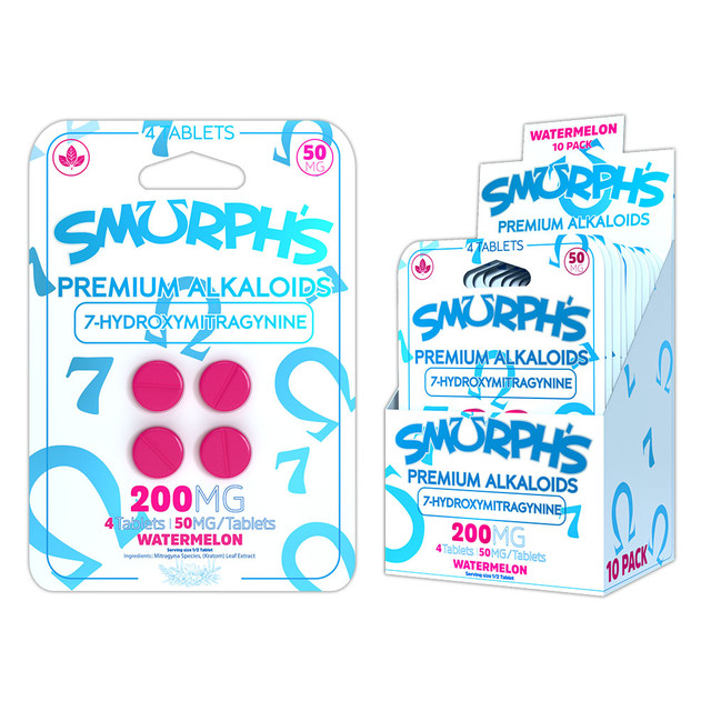Smurph's 7OH 50mg Tablets (10ct) Smurph's 7OH 50mg Tablets (10ct)